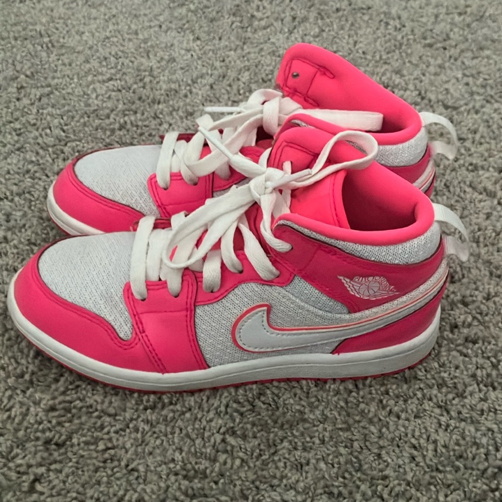 RARE Hot pink and white Air Jordan’s.